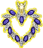 Gif animé bijoux coeur